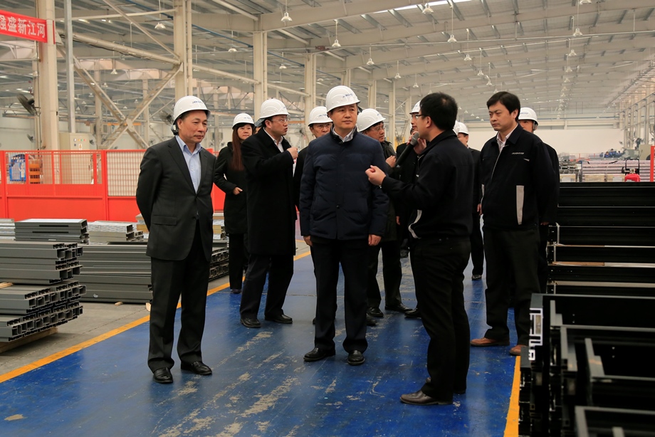 北京市委常委、宣传部长李伟一行莅临江河创建专题调研